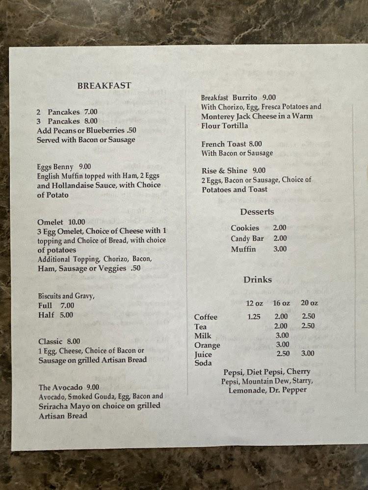 Cafe Fresca Menu image 1