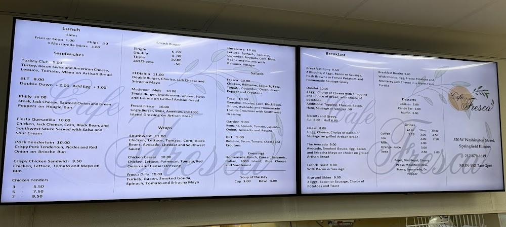 Cafe Fresca Menu image 4